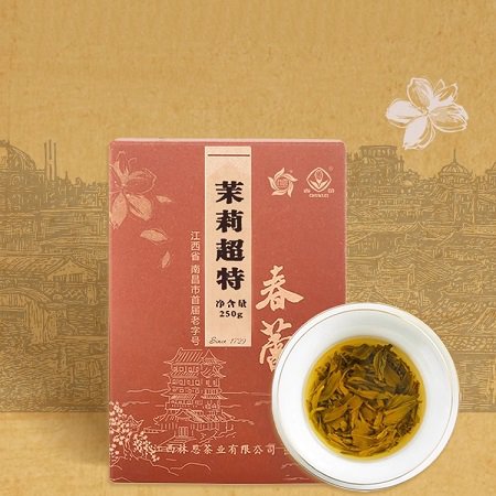 老字号江西特产 浓香型茉莉花茶