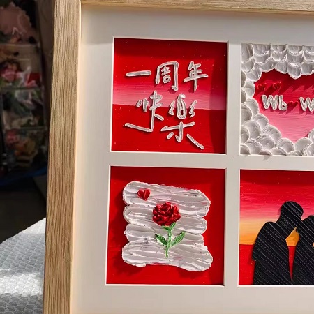 diy手工油画 恋爱结婚周年纪念礼物